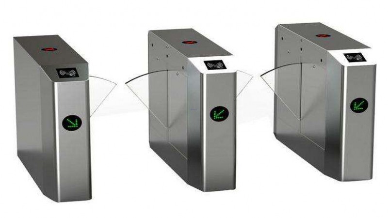 中科易達人臉識別測溫門禁道閘助力抗疫